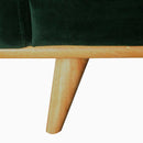 The Orson Velvet Mid-Mod Sectional by Clayson Design