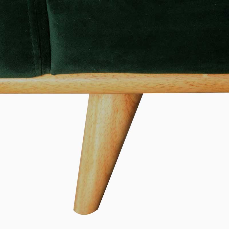The Orson Velvet Mid-Mod Sectional by Clayson Design