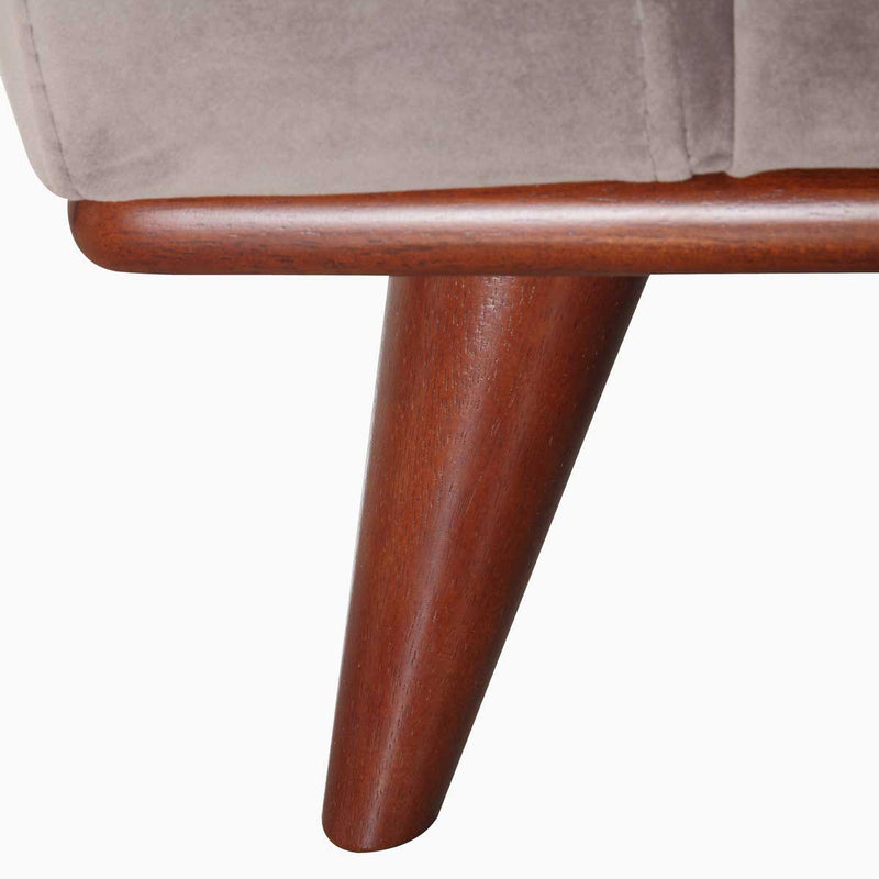 The Orson Velvet Mid-Mod Sectional by Clayson Design