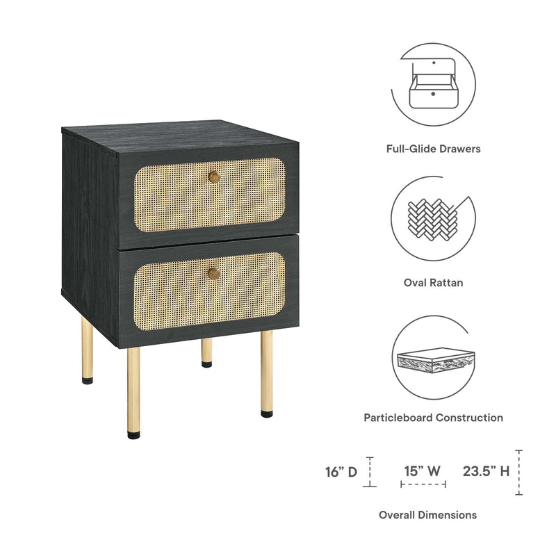 Guinevere 2-Drawer Nightstand