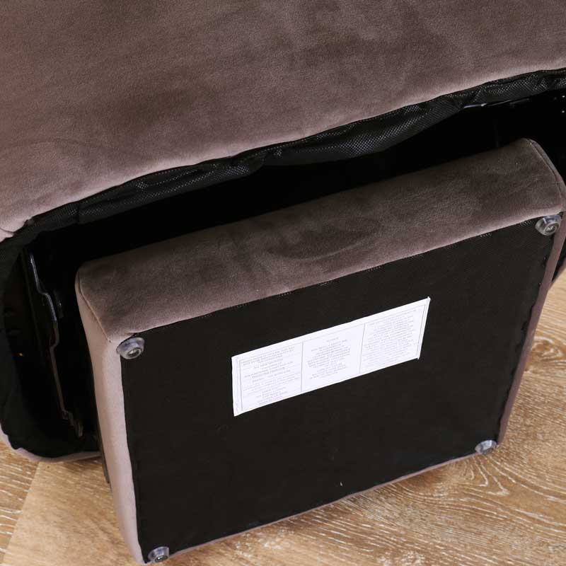The Sutton Velvet Swivel Glider Chair by Clayson Design