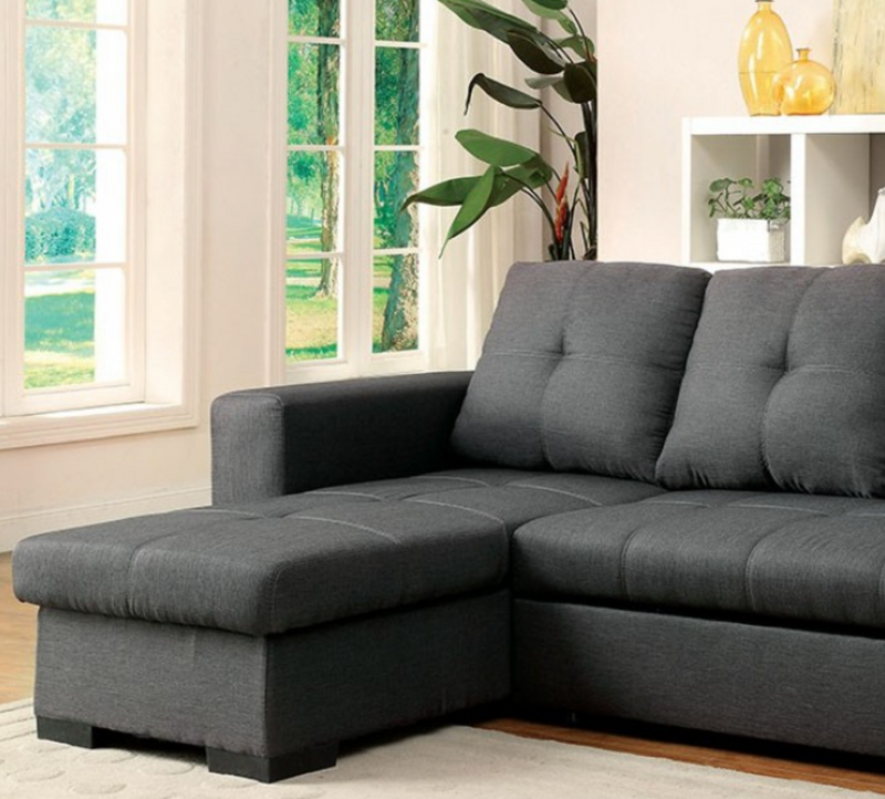 Stanley : Sofa Sectional w/Queen Sofa Bed & Storage by Clayson Design