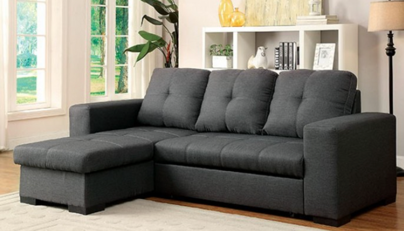 Stanley : Sofa Sectional w/Queen Sofa Bed & Storage by Clayson Design