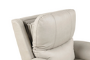 The Ellington Light Gray Power Lift Recliner by TRACTURE Motion