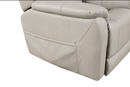 The Ellington Light Gray Power Lift Recliner by TRACTURE Motion