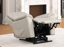 The Ellington Light Gray Power Lift Recliner by TRACTURE Motion