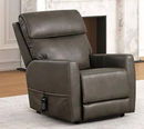 The Hawthorne Gray Power Lift Recliner by TRACTURE Motion