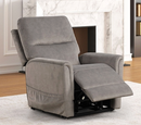 The Mercer Gray Power Lift Recliner by TRACTURE Motion