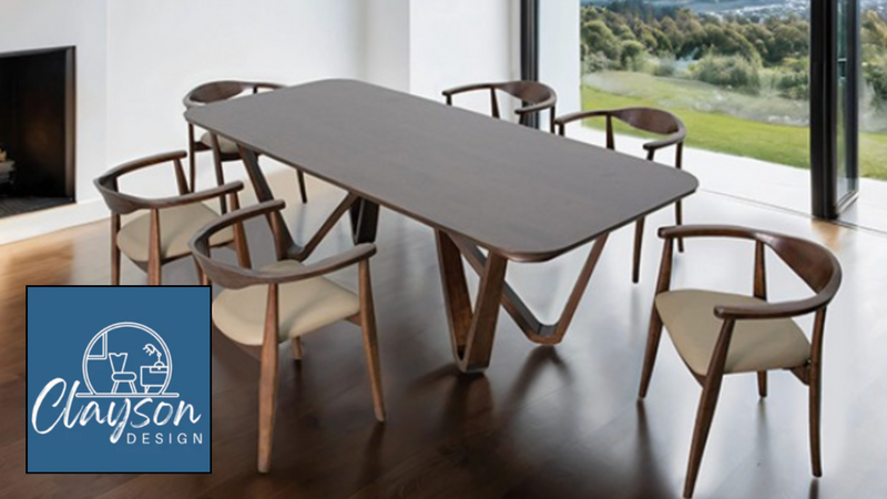 The Veyla Dining Table by Clayson Design