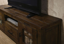 Carole 60" Rustic Oak Industrial Media Console