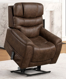 The Winslow Walnut Power Lift Recliner by TRACTURE Motion