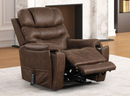 The Winslow Walnut Power Lift Recliner by TRACTURE Motion