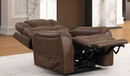 The Winslow Walnut Power Lift Recliner by TRACTURE Motion