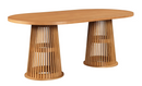 The Drake - Danish Design Compact Oval Wood Table