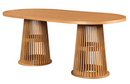 The Drake - Danish Design Compact Oval Wood Table