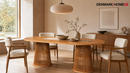The Drake - Danish Design Compact Oval Wood Table