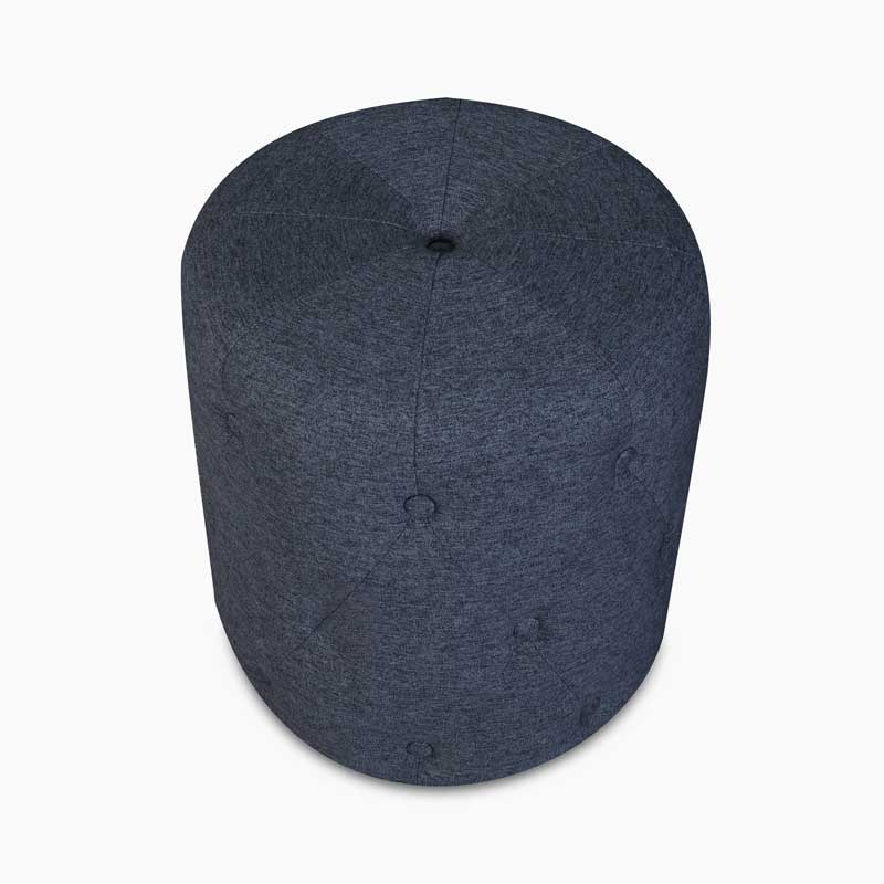 The Idris Tufted Accent Pouf by Clayson Design