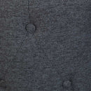 The Idris Tufted Accent Pouf by Clayson Design