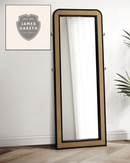 The Arini Cane Standing Mirror by James Gareth Designs