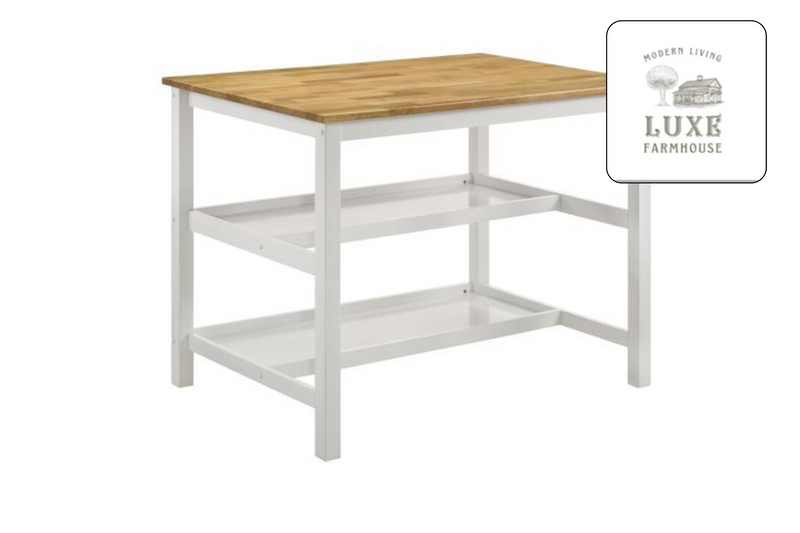 The Harper Modern Farmhouse Kitchen Island by Luxe Farmhouse