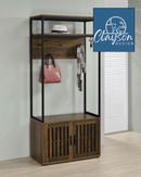 Quincy Rustic Entryway Hall Tree with Storage by Relani Family Furniture