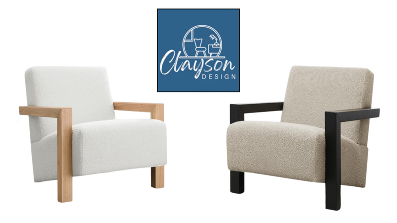 The Elowen Faux Fur Lounge Chair by Clayson Design