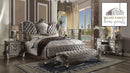 The Empress Heirloom Velvet Panel Bed by Realani Family Furniture