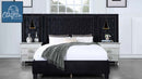 The Celestine Glam Tufted Queen Bed by Clayson Design