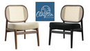 The Elira Cane Back Lounge Chair by Clayson Design