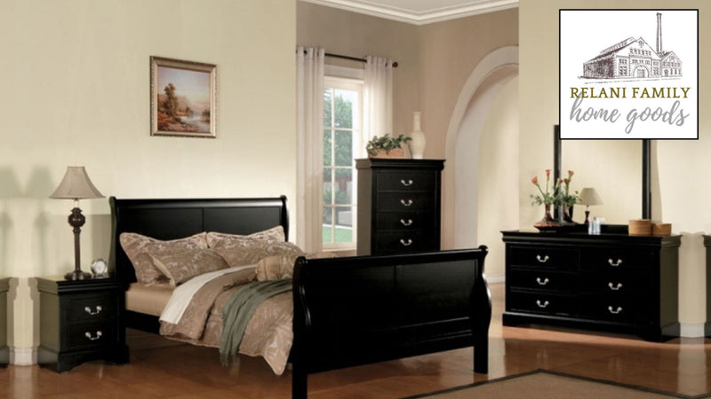 The Ellison Sleigh Bed by Reylani Family Furniture