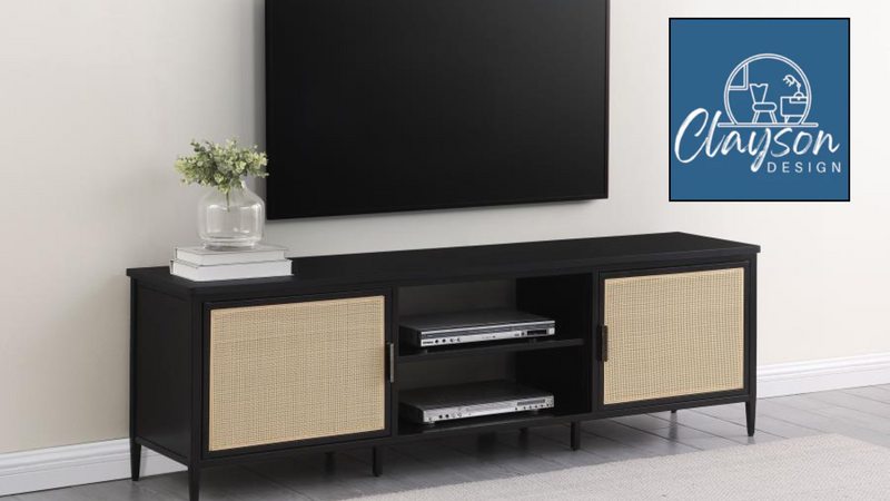 Amherst Mixed-Material TV Console by Clayson Design
