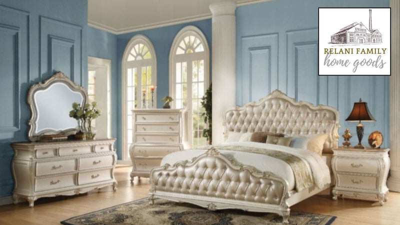 The Chantelle Amour California King Bed by Reylani Family Furniture
