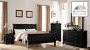 The Louis Petite Twin Sleigh Bed by Reylani Family Furniture
