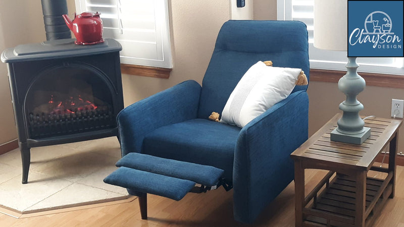 The Sutton Push Back Recliner by Clayson Design