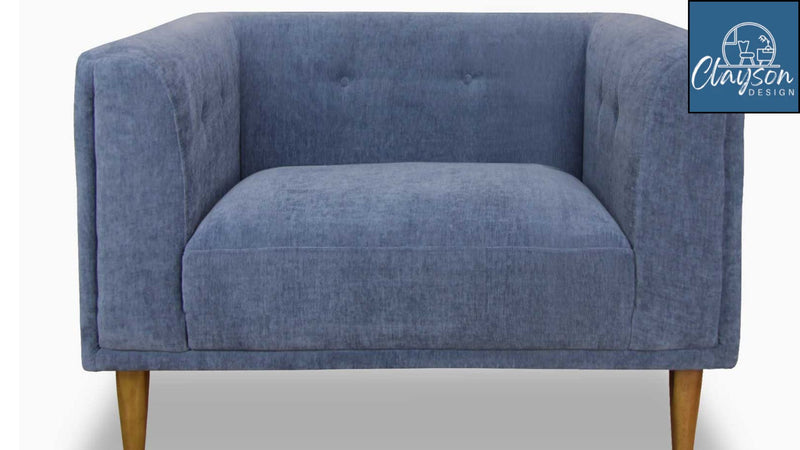 The Mercer Tufted Arm Chair by Clayson Design