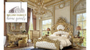 The Bernadette Grand Rococo Eastern King Bed by Relani Family Furniture