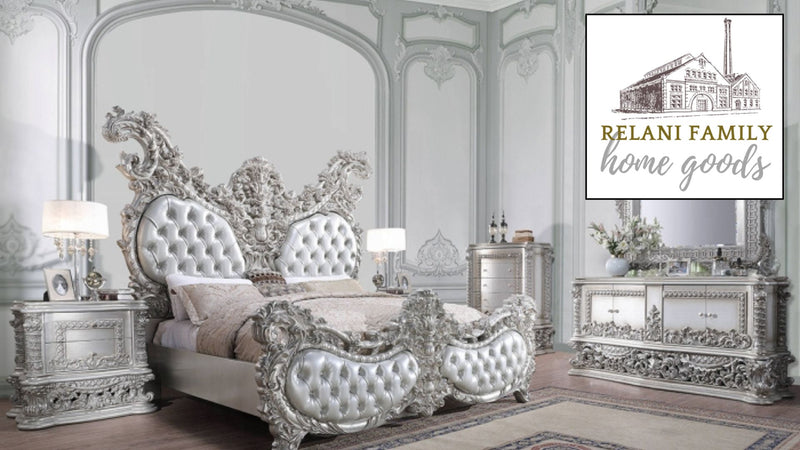 The Valkyrie Heirloom Eastern King Bed by Relani Family Furniture