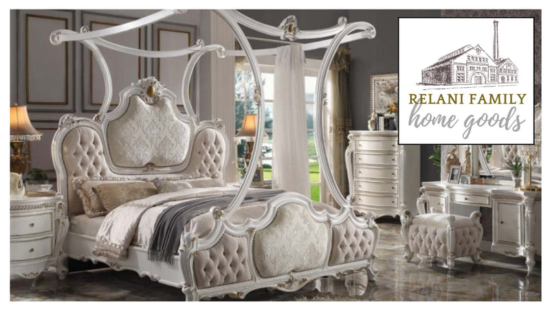 The Aurelia Heirloom Canopy Bed by Reylani Family Furniture