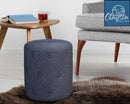 The Idris Tufted Accent Pouf by Clayson Design