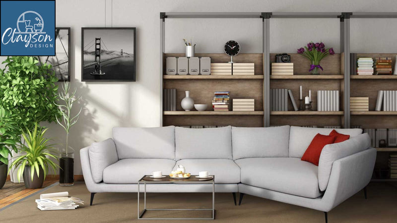 The Lyra Oat Right-Facing Chaise Sectional by Clayson Design