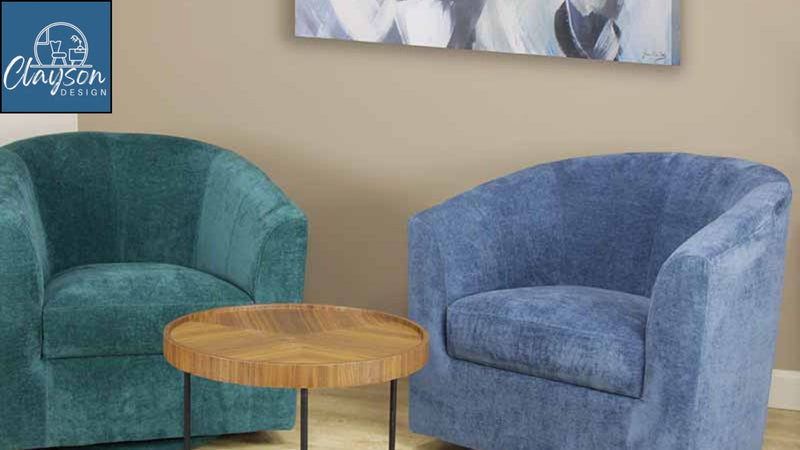 The Radley Modern Swivel Chair by Clayson Design