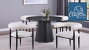 Camden Round Dining Table Set by Clayson Design