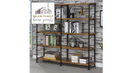 Analiese Farmhouse Double Bookshelf by Relani Family Furniture