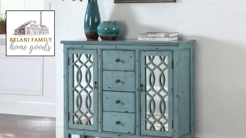 Rue Trellis Accent Storage Cabinet by Relani Family Furniture