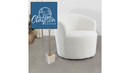 Joyce Barrel Back Swivel Chair by Clayson Design