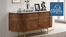 Ortega Marble-Top Sideboard by Clayson Design