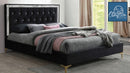 The Bellamy Glam Upholstered Bed by Clayson Design