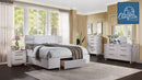 The Delmare White Oak Storage Bed by Clayson Design