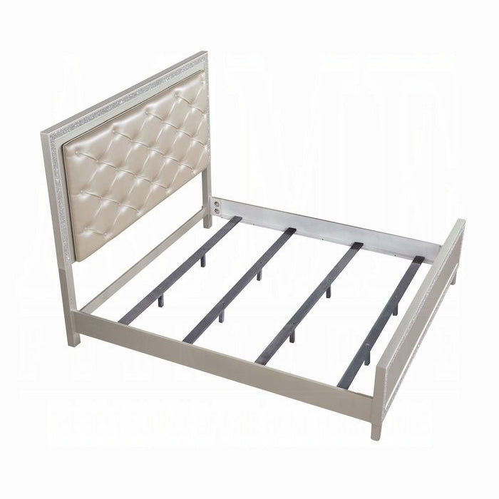 The Aurelia Glam Tufted Queen Bed by Clayson Design