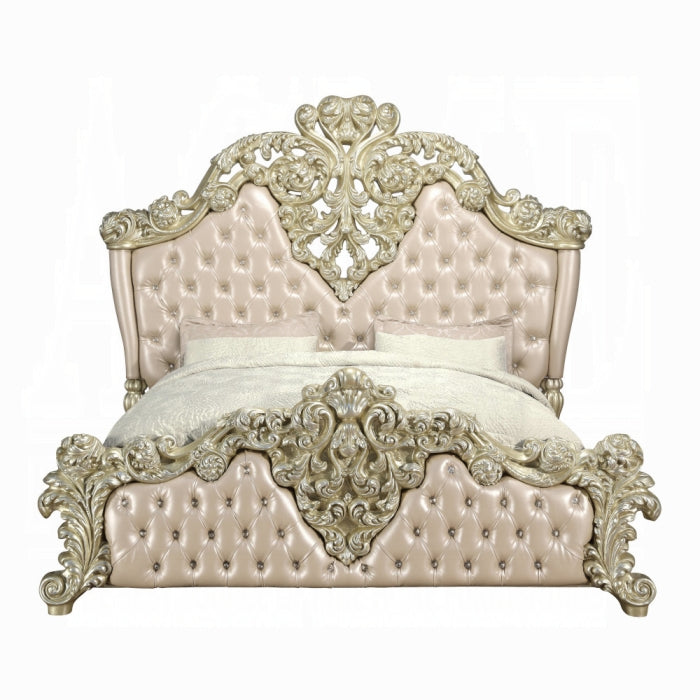 The Vatican Luxe Ornate Eastern King Bed by Relani Family Furniture
